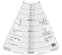 Darice Plastic EZ Bracelet Sizer-4-inch to 12-inch
