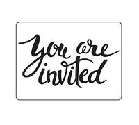 Darice You Are Invited A6 Embossing Folder (4.25" x 5.75") by None