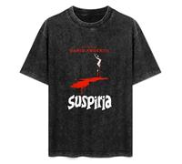 Dario Argento Suspiria Cult Movie Ladies Skinny Mens Funny Unisex T-Shirts Graphic Print Black Tee S
