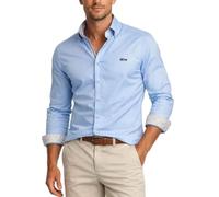 Dario Beltran Long Sleeve Stretch Shirt Balas Blue (UK, Alpha, M, Regular, Regular, Blue)