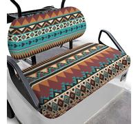 Darisoco Tribal Print Golf Cart Seat Covers - Thermal Lining for Year-Round Comfort, Custom Fit for Club Car Precedent Front Seats