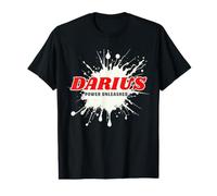 Darius Power Unleashed Red Name Design Value Graphic T-Shirt