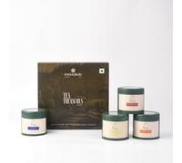 Darjeeling Tea Gift Set | First Flush, Second Flush, Roasted & Green Tea | 4 Exotic Varieties x 25g (0.88 Oz) | 100g (3.5 Oz) | Antioxidant Rich Loose Leaf Tea Gift Pack