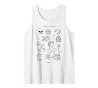 Dark Academia Aesthetic Literary Poetry Book Lover Tank Top