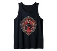 Dark Academia Art Gothic Witch Knitting Portrait Tank Top