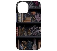 Dark Academia Bookshelf Vintage Floral for Book Lovers Case for iPhone 14
