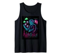 Dark Academia Botanical Mushroom Fern Vintage Cottagecore Tank Top