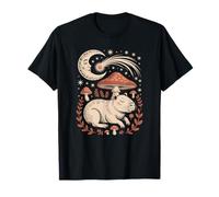Dark Academia Capybara Enjoying the Mystical Forest Nature T-Shirt