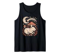 Dark Academia Capybara Enjoying the Mystical Forest Nature Tank Top