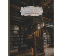 Dark Academia Composition Notebook: College Ruled Vintage Library Aesthetic for Academic Research, Creative Writing, and Literary Notes