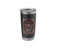 Dark Academia Gothic Red Moon Art Occult Library Stainless Steel Insulated Tumbler