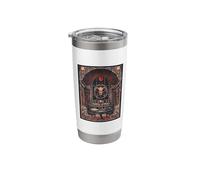 Dark Academia Gothic Red Moon Art Occult Library Stainless Steel Insulated Tumbler