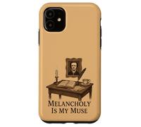 Dark Academia Gothic Vintage Desk Writing Aesthetic Case for iPhone 11