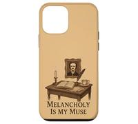 Dark Academia Gothic Vintage Desk Writing Aesthetic Case for iPhone 12 mini