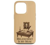 Dark Academia Gothic Vintage Desk Writing Aesthetic Case for iPhone 13 Pro