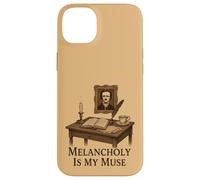 Dark Academia Gothic Vintage Desk Writing Aesthetic Case for iPhone 14 Plus