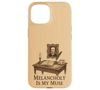 Dark Academia Gothic Vintage Desk Writing Aesthetic Case for iPhone 15