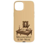 Dark Academia Gothic Vintage Desk Writing Aesthetic Case for iPhone 15 Plus