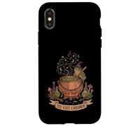 Dark Academia Gothic Vintage Lantern Death's Head Moth Case for iPhone X/XS