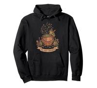 Dark Academia Gothic Vintage Lantern Death's Head Moth Pullover Hoodie