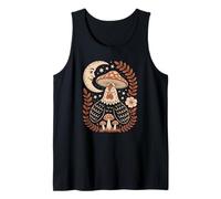 Dark Academia Hen Resting Under A Giant Forest Mushroom Tank Top