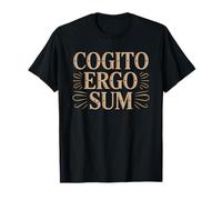 Dark Academia Philosophy Student Cogito Ergo Sum Descartes T-Shirt