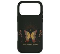 Dark Academia Quote Dum Spiro Spero Butterfly Case for iPhone 17 Pro Max