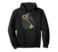 Dark Academia Snake Candle Book Gothic Illustration Pullover Hoodie