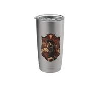 Dark Academia Witch Reading Book Gothic Library Stainless Steel Insulated Tumbler