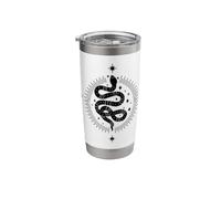 Dark Academia Witchy Snake Tarot Aesthetic Celestial Boho Stainless Steel Insulated Tumbler