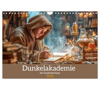 Dark Academy - The Sorcerer's Apprentice UK-Version (Wall Calendar 2026 DIN A4 Landscape), CALVENDO 12 Month Wall Calendar