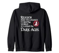 Dark Ages History Medieval Period Atheist Humor Gothic Zip Hoodie