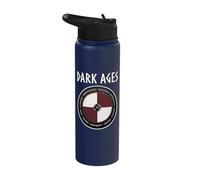 Dark Ages Shield History Barbarian Tribes and Kingdoms Stainless Steel Insulated Water Bottle