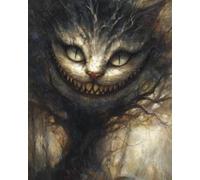 Dark Alice Cat Sketchbook: Gothic Fantasy Drawing Journal (8x10 Sketch Book, 201 Pages)