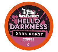 (Dark and Handsome Dark Roast, 40 Count) - Java Factory Single Cup Coffee for Keurig K Cup Brewers, Dark and Handsome Dark Roast, 40 Count
