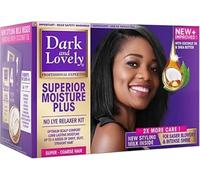 DARK AND LOVELY MOISTURE PLUS NO LYE RELAXER SUPER FOR COARSE HAIR 1 APPLICATION