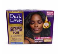 Dark and Lovely Superior Moisture Plus No-Lye Relaxer Kit Regular