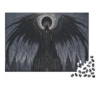 Dark Angel Grim Reaper 1000 Pieces Jigsaw Puzzle, Adult Brain Teaser