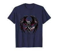 Dark Angel Warrior T-Shirt, Men, Navy Blue, X-Large
