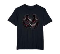 Dark Angel Warrior T-Shirt, Men's Big and Tall, Black, 6X Tall