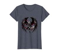 Dark Angel Warrior T-Shirt, Women, Heather Blue, Small