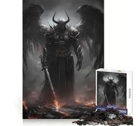 Dark Angel Warrior with Sword Adult Jigsaw Puzzle1000 Pieces Strong Logic Precise Connection Joyful Challenge Premium Gift (38x26cm)