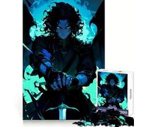 Dark Angel with Sword 1000 Piece Jigsaws for Teenagers Sharp Thinking Smooth Cut Fun Activity Art Piece (38x52cm)