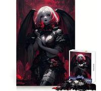 Dark Angel with Wings 1000 Piece Jigsaws for Adults Stress Free Nice Thick Happy Challenge Premium Gift (38x26cm)