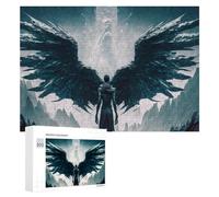 Dark Angel's Ascension, 300 PCS Challenging Puzzle for Adults, Winter Activity Gift - for Detail-Focused Puzzlers