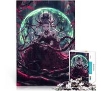 Dark Anime QueenAdult Jigsaw Puzzles 1000 Pieces Stress Reliever Staycation Kill time Enhance love between couples 38x26cm
