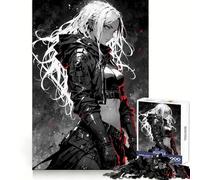 Dark Assassin 1000 Piece Jigsaw Puzzles for Adults Jigsaw Brain Think Pastime Game Real Challenge Xmas Santa Gift (38x26cm)