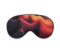 Dark Background Sleep Mask Soft Comfortable Eye Mask with Adjustable Strap Eye Cover Eye Shade for Men Women Work Travel