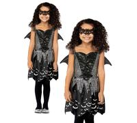 Smiffys Dark Bat Fairy Halloween Fancy Dress Costume