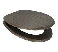 Dark Beech MDF Wood Toilet Seat